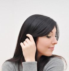 Fototapeta premium portrait of the nice girl