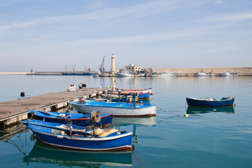 Fototapeta premium Panoramic view of Molfetta. Apulia.