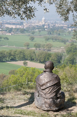 Vista dalle colline di Assisi