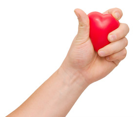 heart in a hand