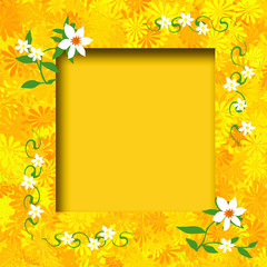 bright  floral frame