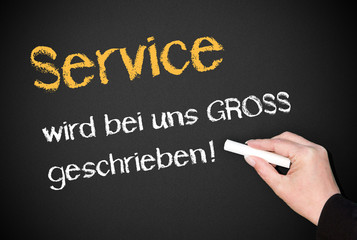 Service wird bei uns GROSS geschrieben