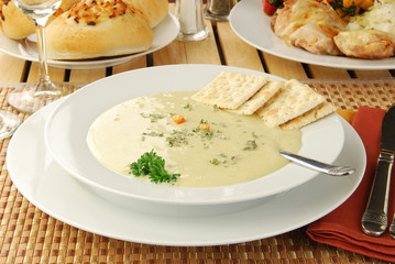 Hot soup