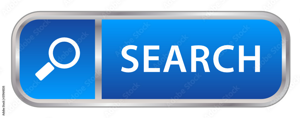 Aufkleber search web button (internet find website click here blue vector)