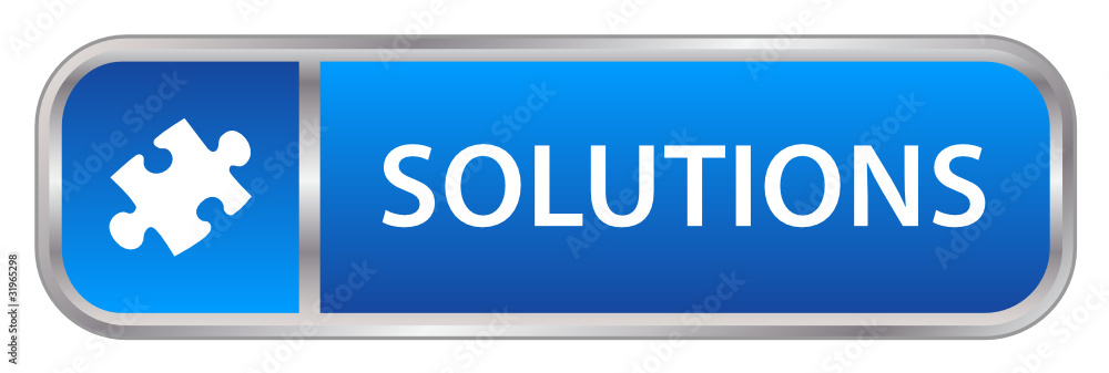 Aufkleber solutions vector web button