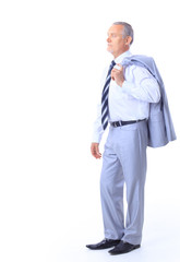 businessman isolated on white bacground