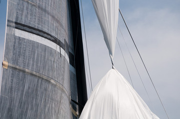 Problems with a spinnaker sail