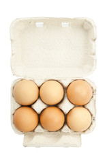 6 eggs in a box i