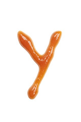 Ketchup abc. Letter Y