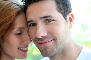 Portrait of in loved couple