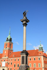 Fototapeta na wymiar Warsaw - Plac Zamkowy, Castle Square