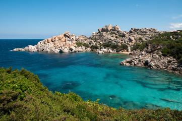 Fototapeta na wymiar Beautiful sea of Sardinia