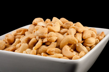 Salted Cashews in Bowl