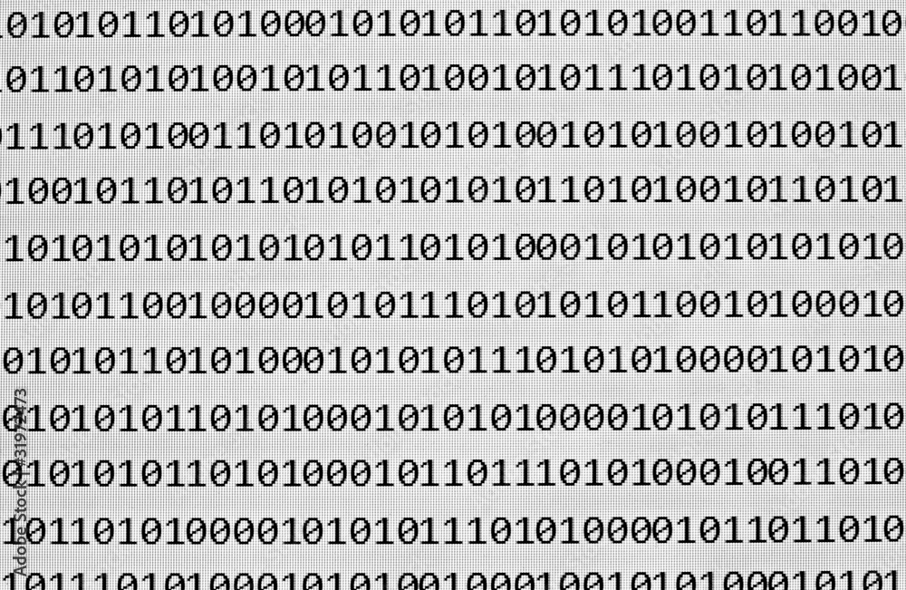 Poster binary numbers moder communication computer