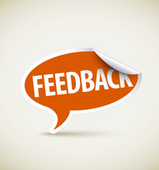 Feedback - speech bubble