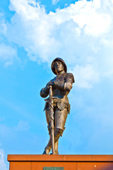 statue of knight Hartmut zu Kronberg