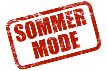 Grunge Stempel rot SOMMERMODE