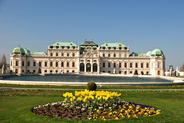 Fototapeta na wymiar Górny Belweder w Wiedniu