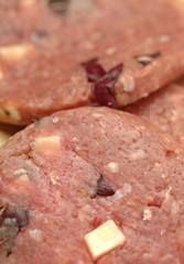 Hamburger with cheese and vegetables