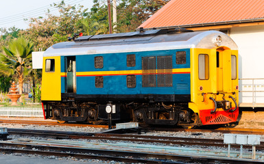 Old diesel hydraulic locomotive