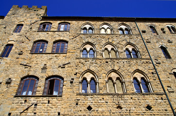 Toscana, Volterra: palazzo Medievale in piazza dei Priori