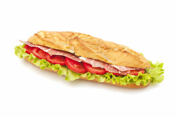 sandwich isolated on white background