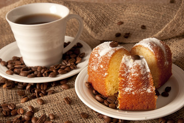 Kuchen und Kaffee