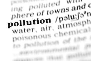 Fototapeta premium pollution (the dictionary project)
