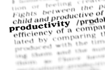 productivity (the dictionary project)