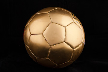 Gold soccer ball