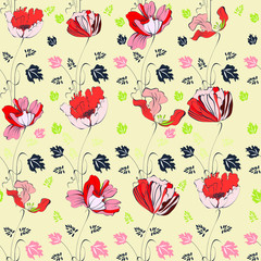 Floral seamless pattern