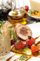 chicken fillet with vegetables