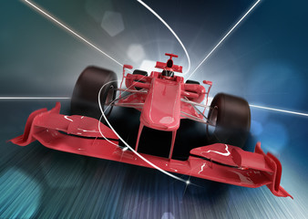 3d render, formula one car concept © adimas