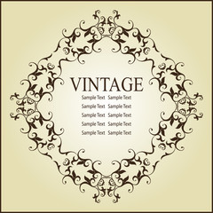 Florish Vintage Frame