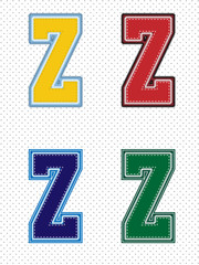 Vector Alphabet - Tackle Twill