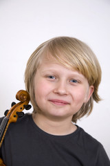 Portrait mit Geige