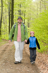 Fototapeta premium Trip in forest