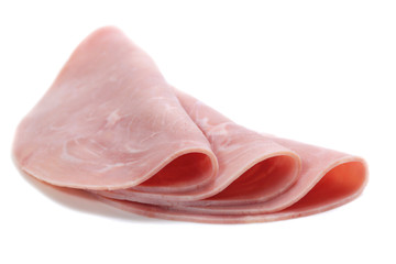 Slices of ham.