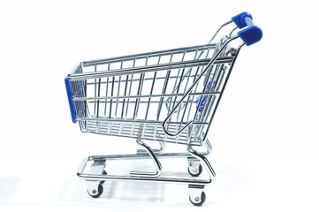 metal shopping trolley