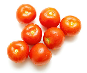 wet tomatoes