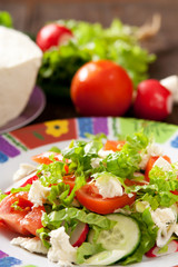 Summer greek salad