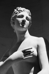 Detail Statue einer Göttin