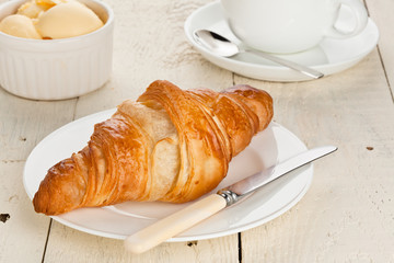 Croissant for breakfast