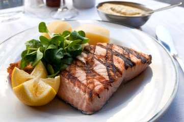grilled salmon