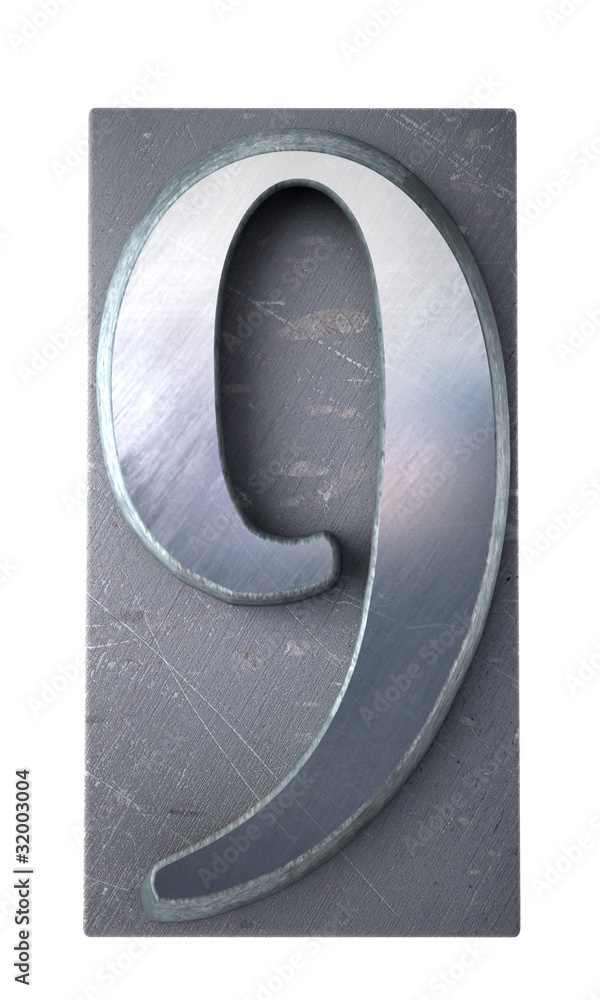 Fototapete number 9 typescript
