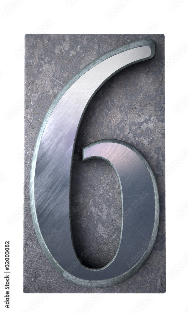 Fototapete number 6 typescript