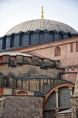Fototapeta na wymiar Hagia Sofia z bliska