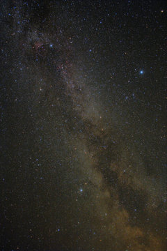 Summer triangle and Milky Way