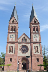 Fototapeta na wymiar Heidelberg Kościół św Bonifacego