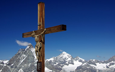 Gipfelglück am Klein-Matterhorn 3883 Meter